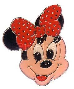 Minnie Head - Red Bow (Beige Face)