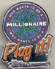 DCA - Who Wants To Be A Millionaire Core Pin (Play It!)