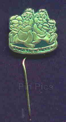 CHIP and DALE Stick Pin Green