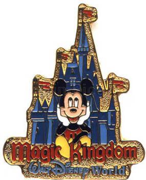 WDW - Mickey Mouse - Gold Magic Kingdom Castle