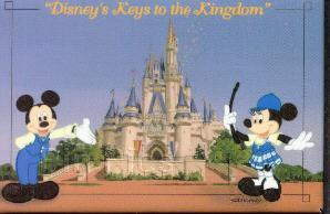 Button - WDW - Disney's Keys to the Kingdom