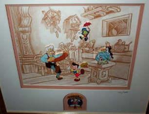 Pinocchio 60th Anniversary Framed Set (5 Pins)