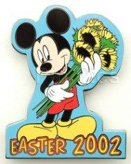 Disney Auctions - Easter 2002 (Mickey Holding Sunflowers)