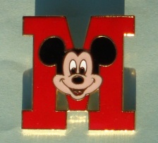 Mickey Mouse Letterman 'M' - No Sport