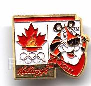 Kelloggs Canadian Team Sponsor pin