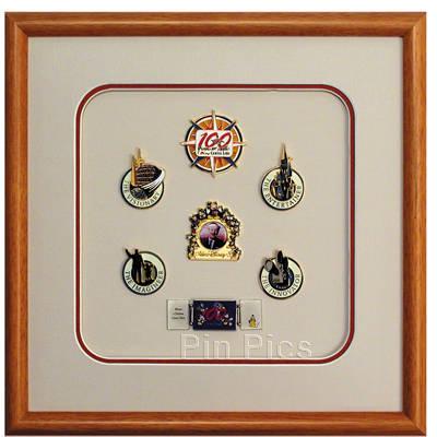 WDW - Animal Kingdom - AP - Chester & Hester's Pin-O-Rama Event - 100 Years of Magic Celebration Framed Pin Set