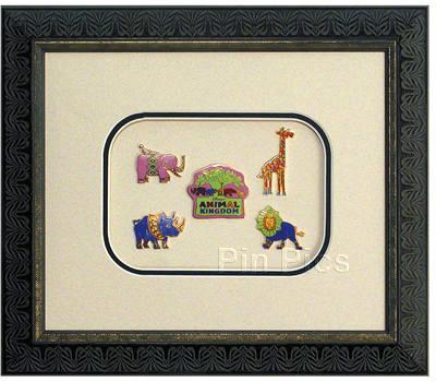 Animal Kingdom - Chester & Hester's Pin-O-Rama Event Blind Auction Lot #1 (Whimsical Animals Framed Pin Set)