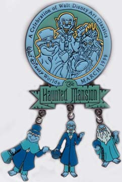 WDW - Hitchhicking Ghosts - Haunted Mansion -  Walt Disney Art Classics March 1999