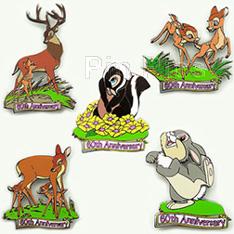 Disney Auctions - Bambi 60th Anniversary (5 Pin Set)