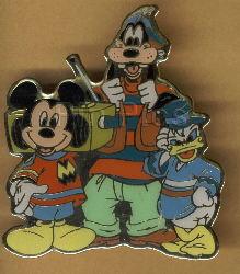 Mickey, Goofy, Donald with Boom Box Radio (Large)
