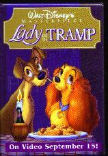 Button - DS - Lady and the Tramp Movie Poster