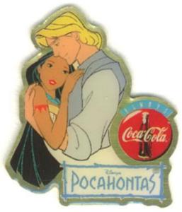 Disneys Pocahontas Coca Cola - Pocahontas & John hugging