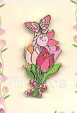 JDS - Piglet & Butterfly - Bouquet of Flowers - Tulip Pooh - Dangle