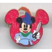 Sparkle Mickey Ears - Brave Little Tailor (Blue Hat & Green Scarf)