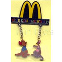 Bootleg - McDonalds Give Kits the World Kanga and Roo Dangle