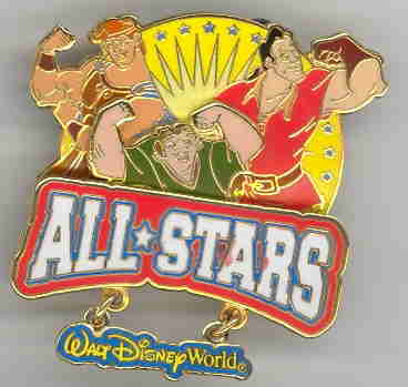 WDW - Hercules, Quasimodo & Gaston - All Stars - Wide World of Sports Complex - The Big Pin Game