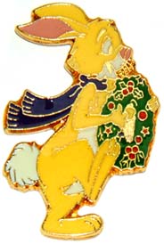 DS - Pooh & Friends An Enchanted Christmas - 1998 Tin Set (Rabbit)