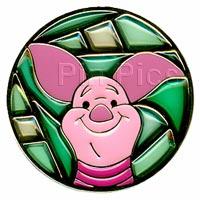 UK - Stained Glass Circle (Piglet)