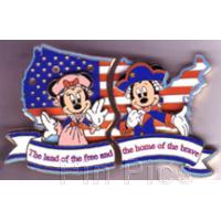 Mickey's Star Spangled Pin Event - Mickey & Minnie United (Light Up & Musical)