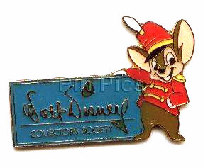 Timothy Mouse - Dumbo - Walt Disney Collectors Society - Membership Pin
