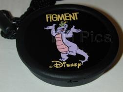 Disney - Figment Circle Necklace Pin (Light Up)