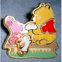 JDS - Pooh & Piglet - Usakko - Sitting with a Rabbit