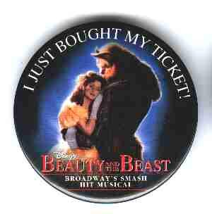 Button - Beauty and the Beast on Broadway - Button