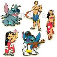 Disney Auctions - Lilo and Stitch (5 Pin Set)