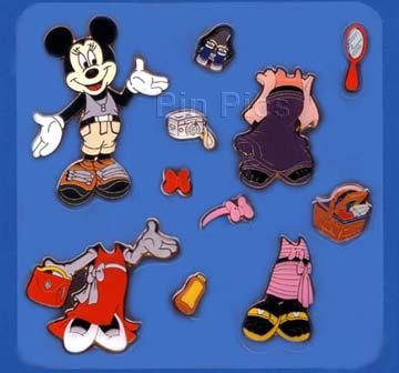 DCA - Dress Up Magnet Pin Set (Minnie)
