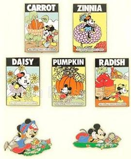 Disney Auctions - In The Garden (7 Pin Set)