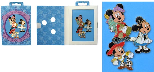 JDS - Dress Up Minnie - Storybook - 3 Pin Boxed Set