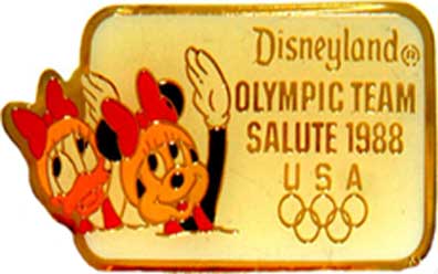 DL – Minnie, Daisy - Olympic Team Salute 1988 USA – Seoul Olympics - Synchronized Swimming