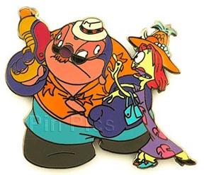 Disney Auctions - Jumbaa and Pleakley as Tourists - Lilo and Stitch