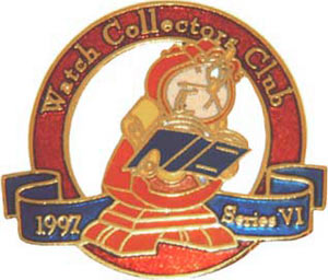 DIS - Cogsworth - Beauty and the Beast - Watch Collectors Club - 1997 - Series VI