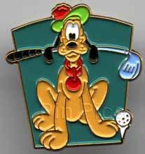 Japan - Golfing Pluto - Disney Character Goods