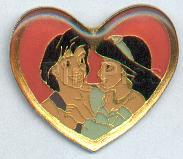 Aladdin & Jasmine in heart