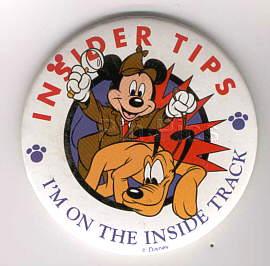 Button - DL - Cast Member - Mickey & Pluto Insider Tip