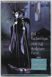 Button - WDCC - Maleficent - Evil Enchantress Sculpture Event