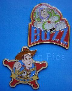 JDS - Woody & Buzz - Toy Story - Storybook - 2 Pin Box Set