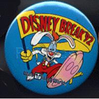 Button - WDW - 1992 WDW Roger Rabbit Disney Break