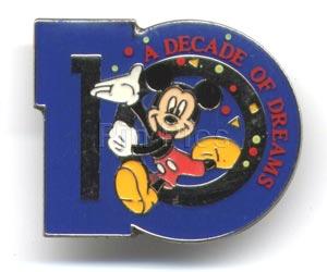 DIS - Mickey - Decade Of Dreams - 10th Anniversary