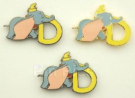 Disney Auctions - Alphabet Pin D Dumbo Prototypes