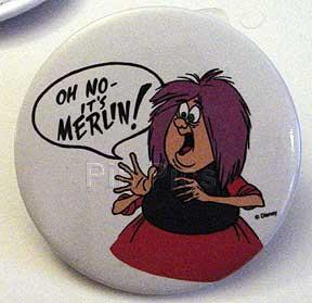 Button - Mad Madam Mim - Merlin