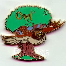 DS - Owl - Pooh's 100 Acre Wood Pin Set - Winnie the Pooh