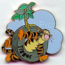 DS - Tigger - Pooh's 100 Acre Wood Pin Set - tire swing - Winnie the Pooh