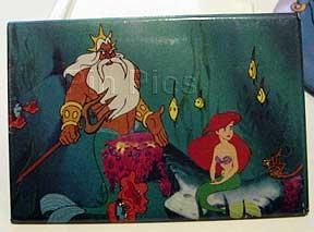 Button - Little Mermaid Ariel and King Triton Disney News