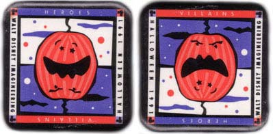 WDI - Reversable Imagineering Button (Halloween 1991)