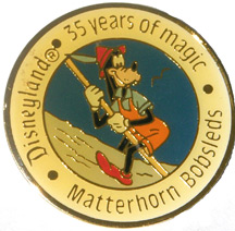 DL - Goofy - Matterhorn Bobsleds - 35 Years of Magic