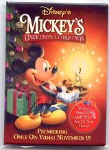 Mickey's Once upon a Christmas Video release button