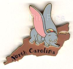State Character Pins (North Carolina/Dumbo)